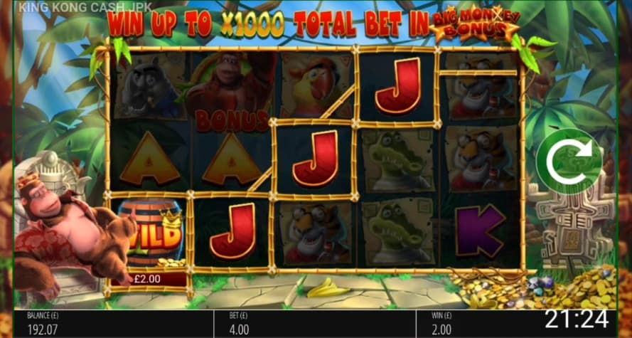 King Kong Cash Jackpot King - Blueprint Gaming