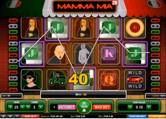 Mamma Mia 2D - 1X2Gaming